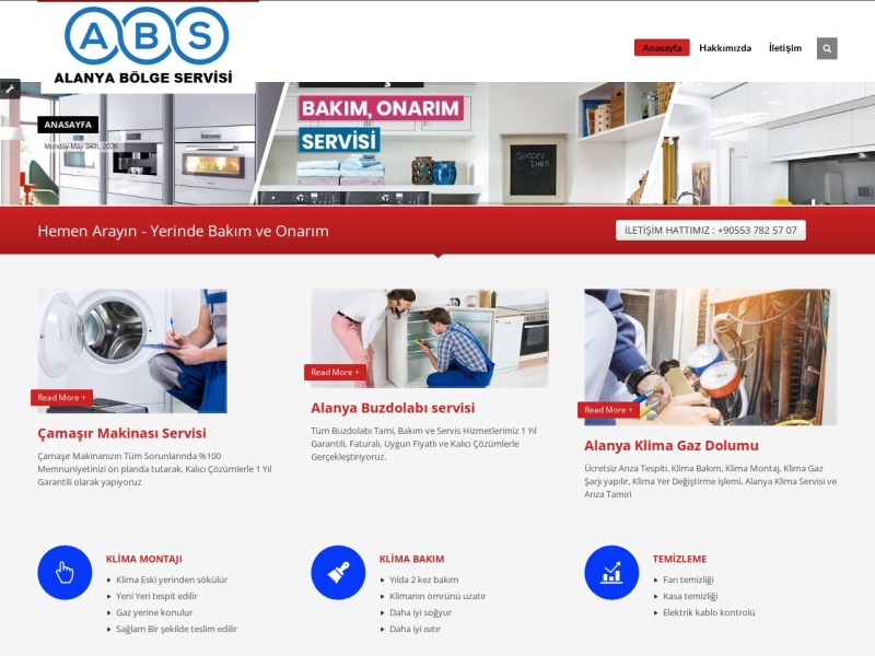 Alanyabolgeservisi Web Tasarım