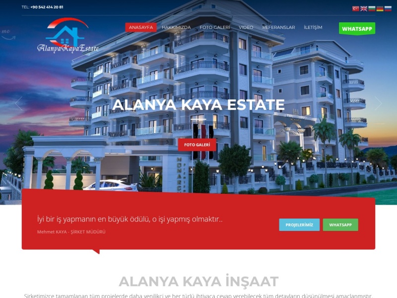 Alanyakayaestate Web Tasarım