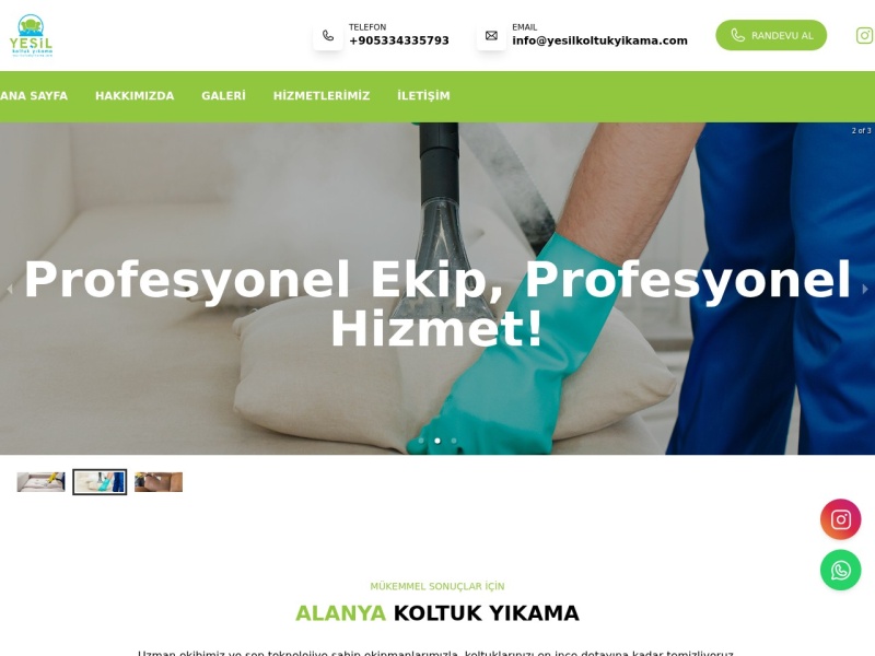 Yesilkoltukyikama Web Tasarım